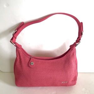 The Sak Pink Crochet Bag Handbag Shoulder Bag Hobo
